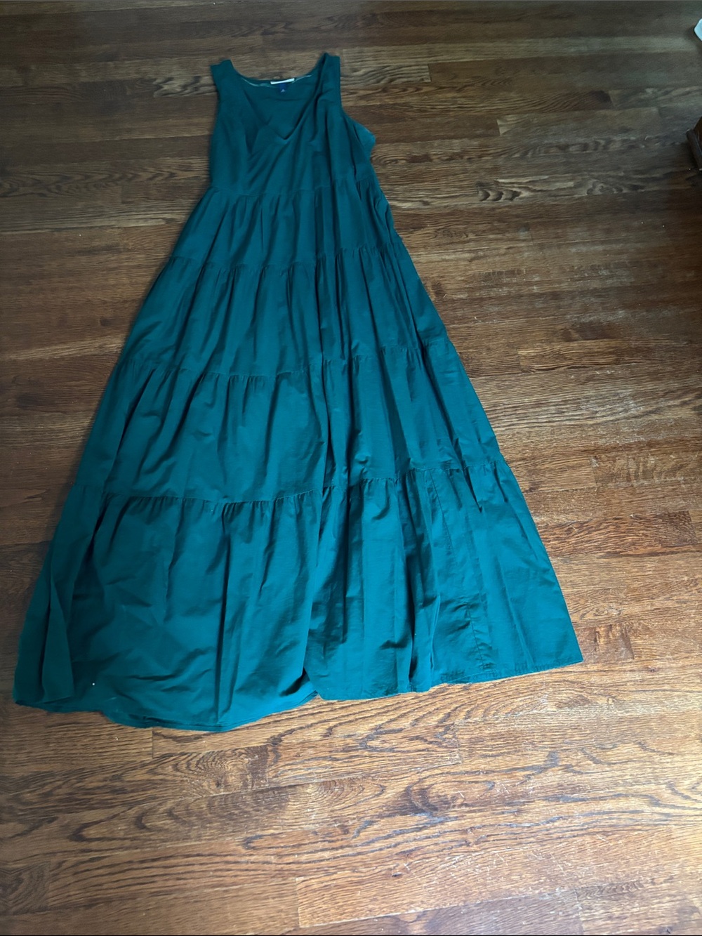 Universal Thread Emerald Green Tiered Maxi Dress